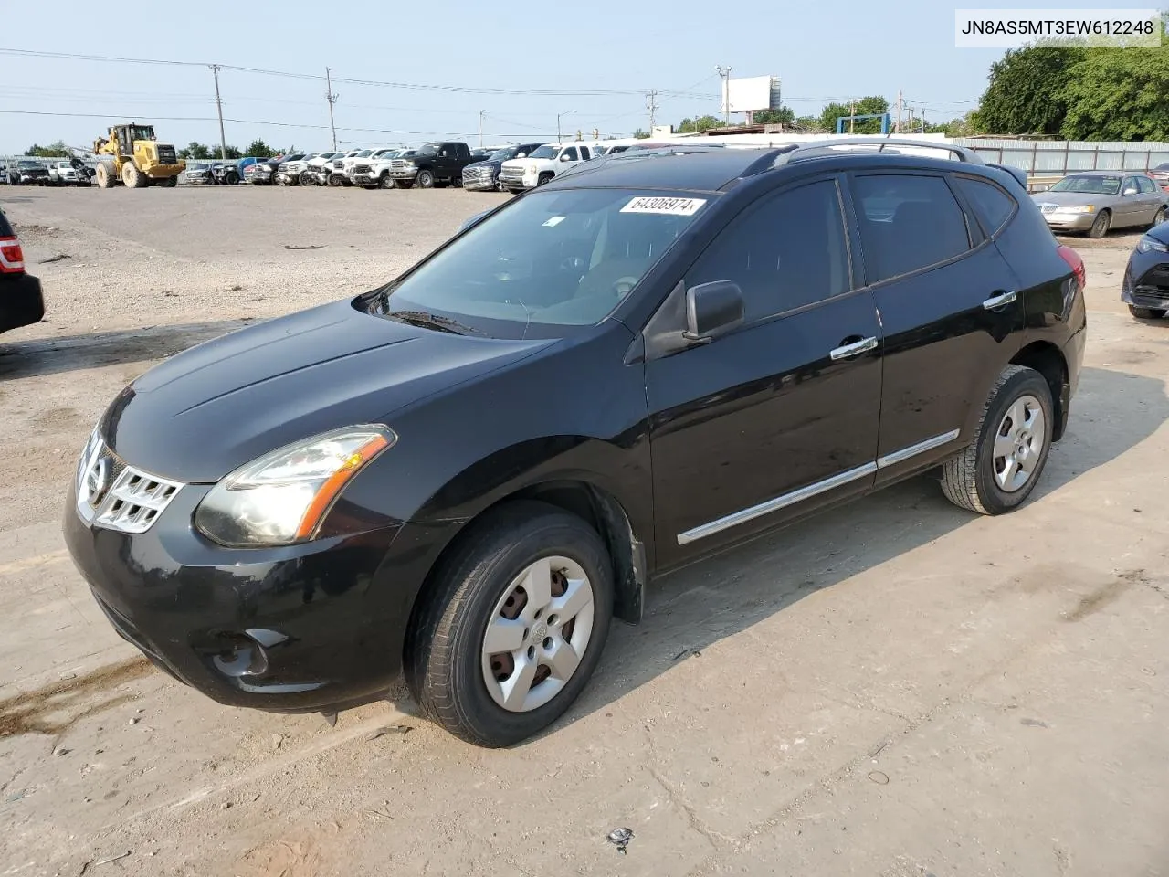 2014 Nissan Rogue Select S VIN: JN8AS5MT3EW612248 Lot: 64306974