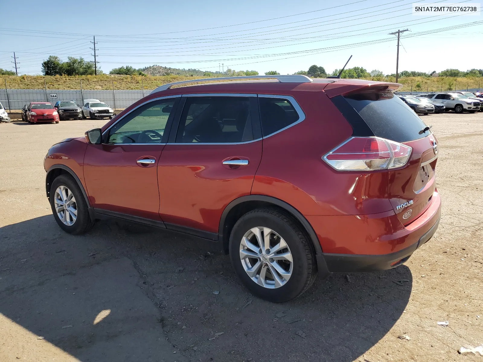 2014 Nissan Rogue S VIN: 5N1AT2MT7EC762738 Lot: 64447134