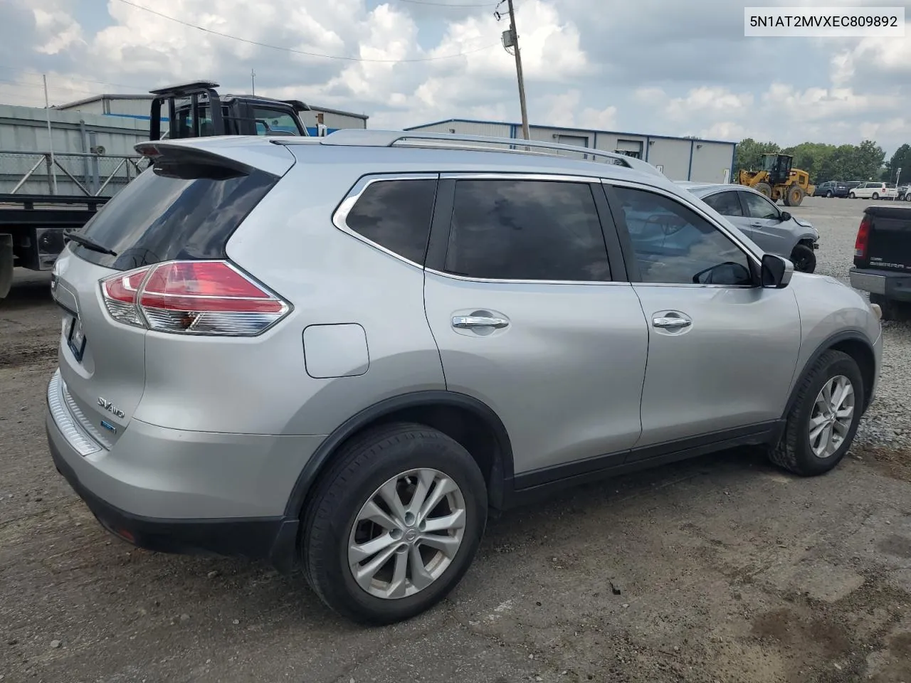 2014 Nissan Rogue S VIN: 5N1AT2MVXEC809892 Lot: 64479964