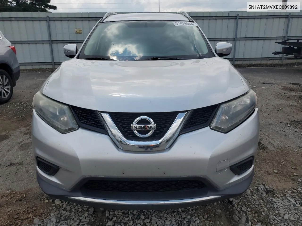 2014 Nissan Rogue S VIN: 5N1AT2MVXEC809892 Lot: 64479964