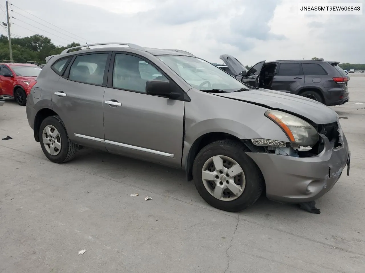 2014 Nissan Rogue Select S VIN: JN8AS5MT9EW606843 Lot: 64810334