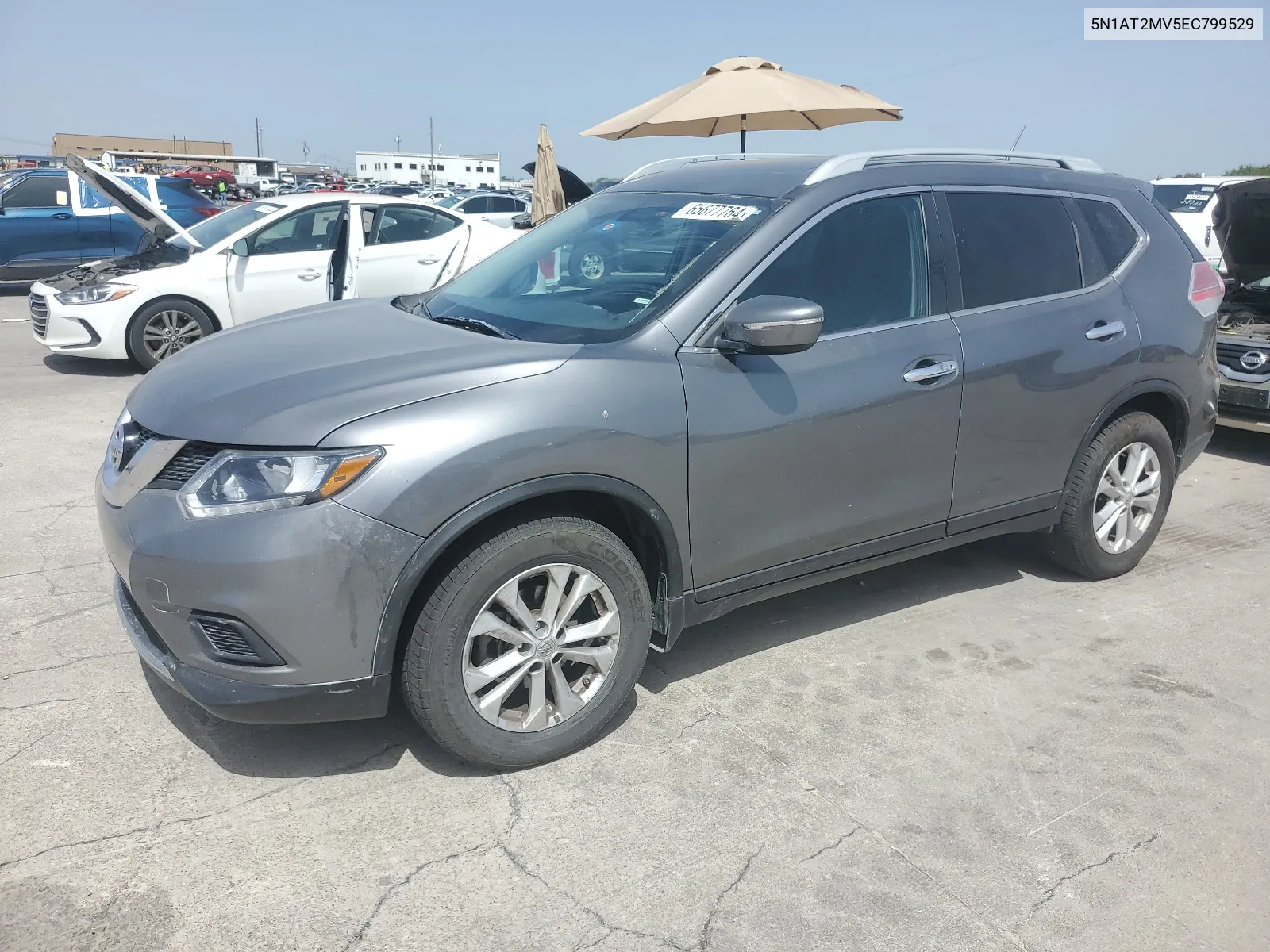 5N1AT2MV5EC799529 2014 Nissan Rogue S