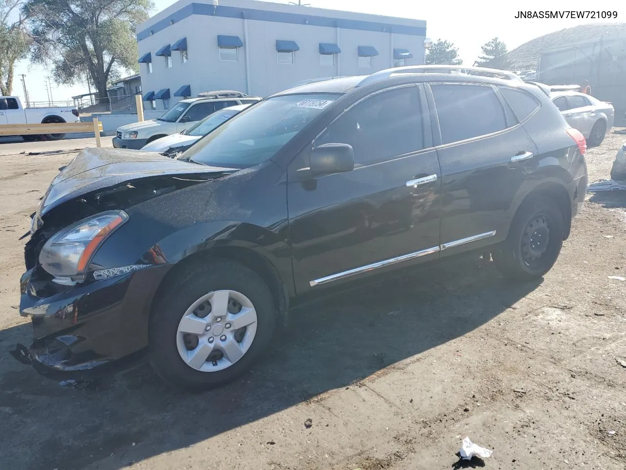 2014 Nissan Rogue Select S VIN: JN8AS5MV7EW721099 Lot: 66119754