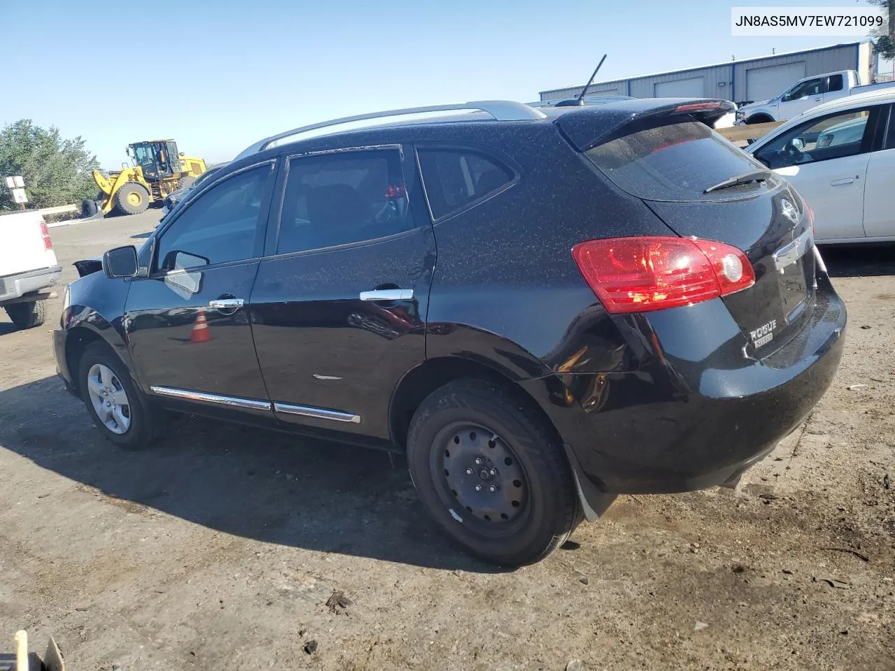 2014 Nissan Rogue Select S VIN: JN8AS5MV7EW721099 Lot: 66119754