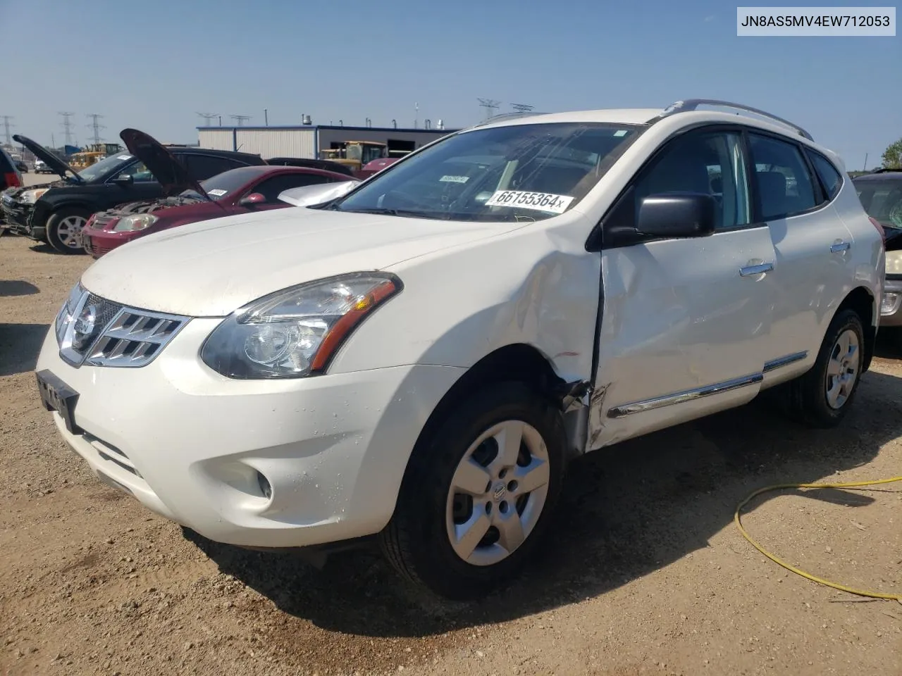 2014 Nissan Rogue Select S VIN: JN8AS5MV4EW712053 Lot: 66155364