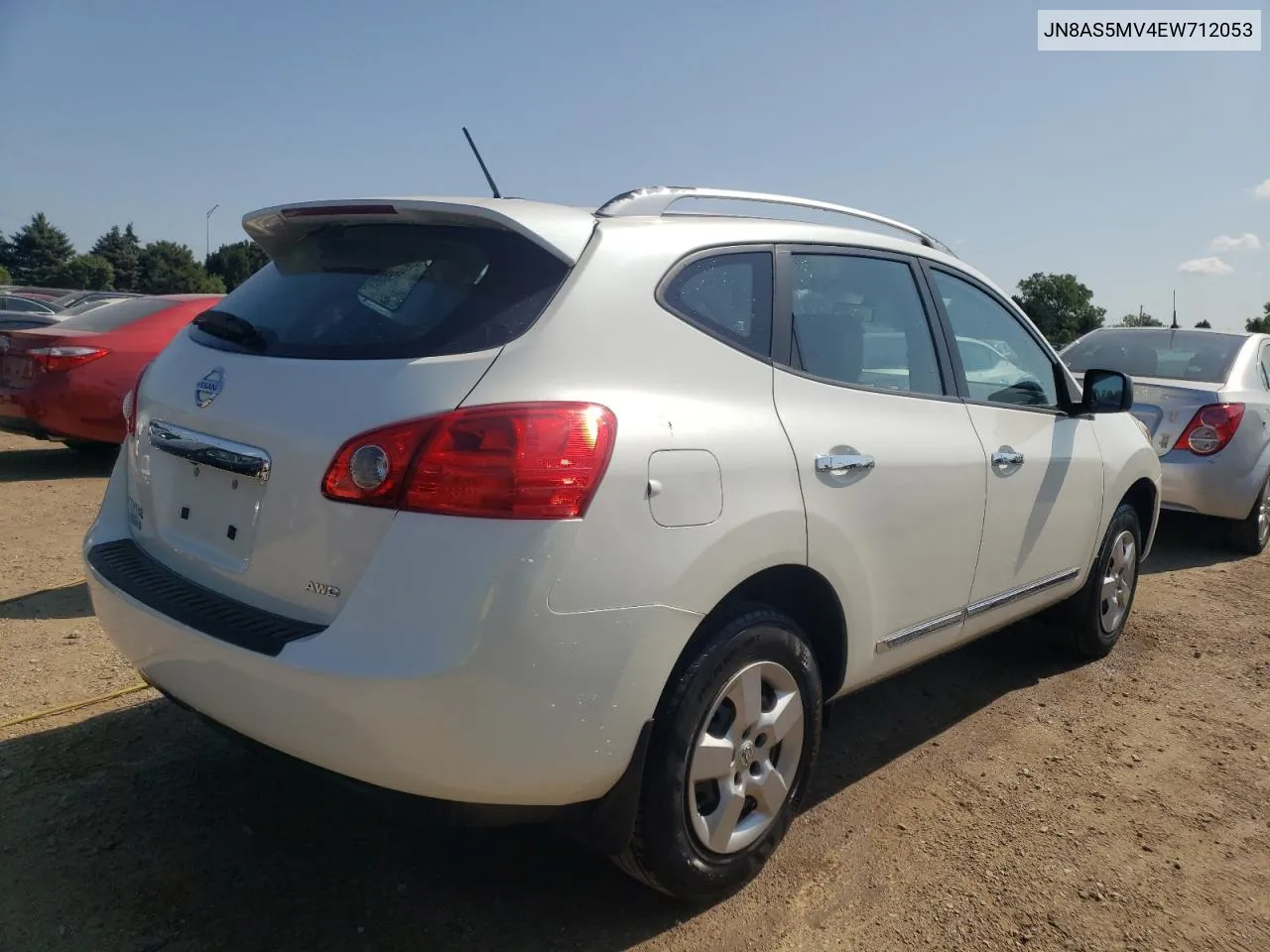 2014 Nissan Rogue Select S VIN: JN8AS5MV4EW712053 Lot: 66155364