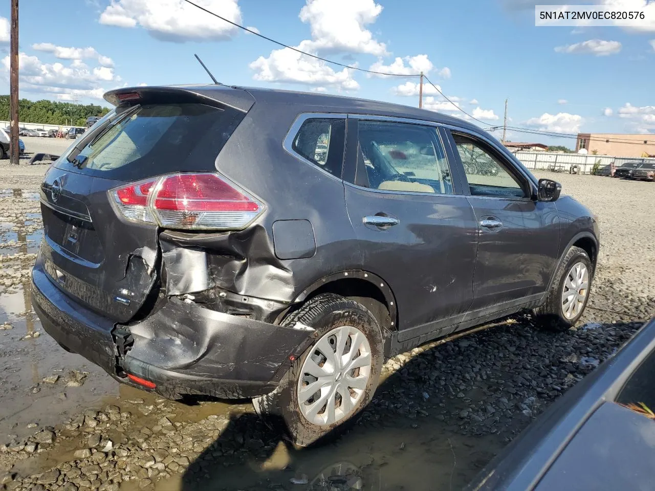 2014 Nissan Rogue S VIN: 5N1AT2MV0EC820576 Lot: 66306754