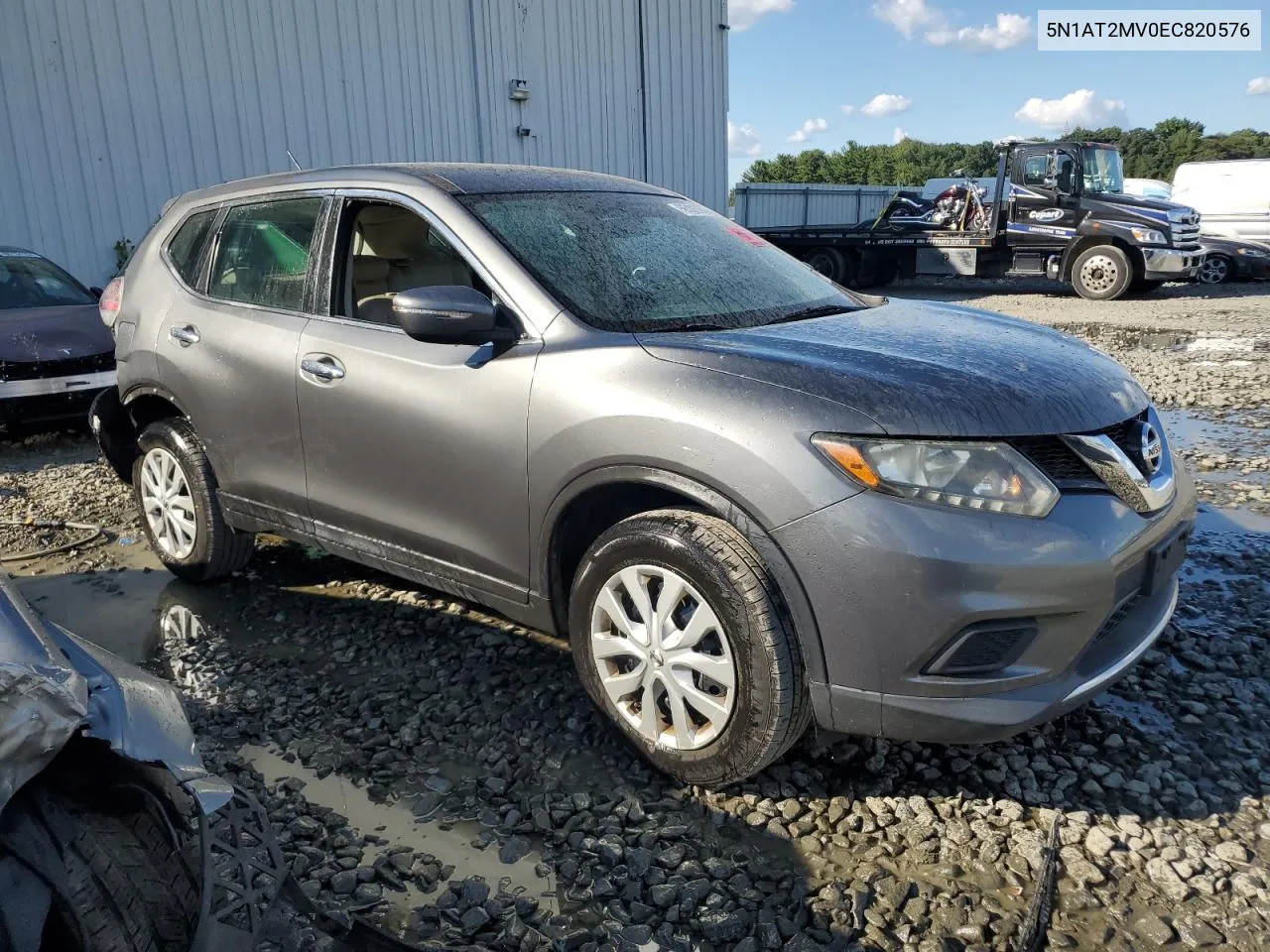 2014 Nissan Rogue S VIN: 5N1AT2MV0EC820576 Lot: 66306754