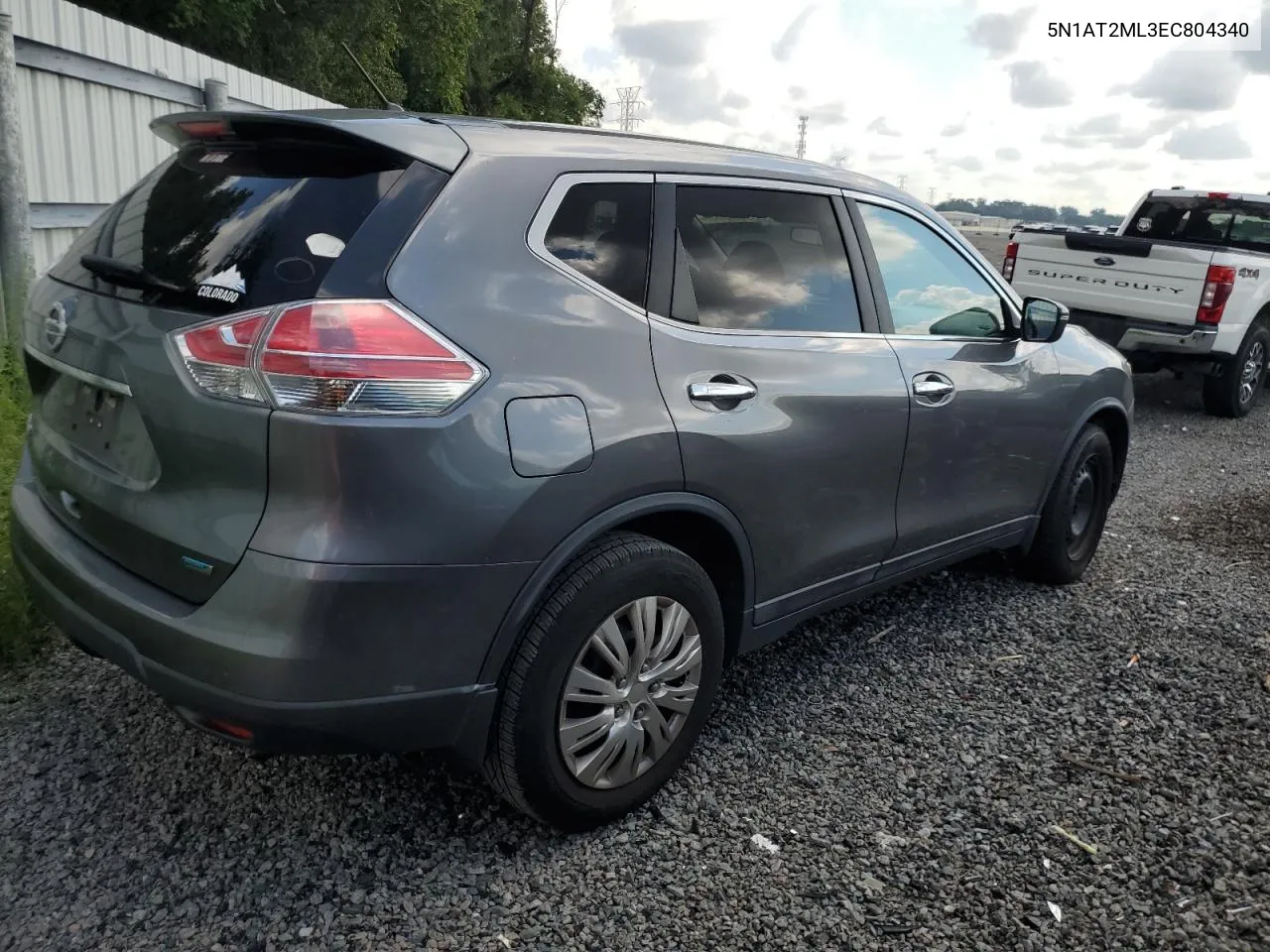 2014 Nissan Rogue S VIN: 5N1AT2ML3EC804340 Lot: 66745204