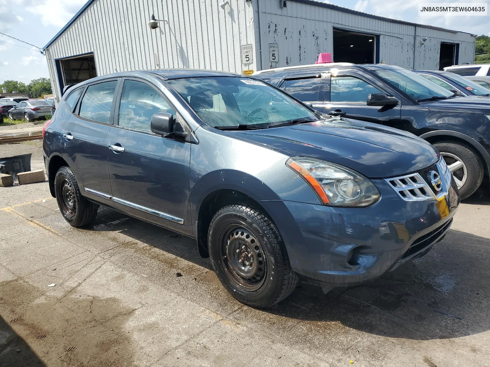 2014 Nissan Rogue Select S VIN: JN8AS5MT3EW604635 Lot: 66851574