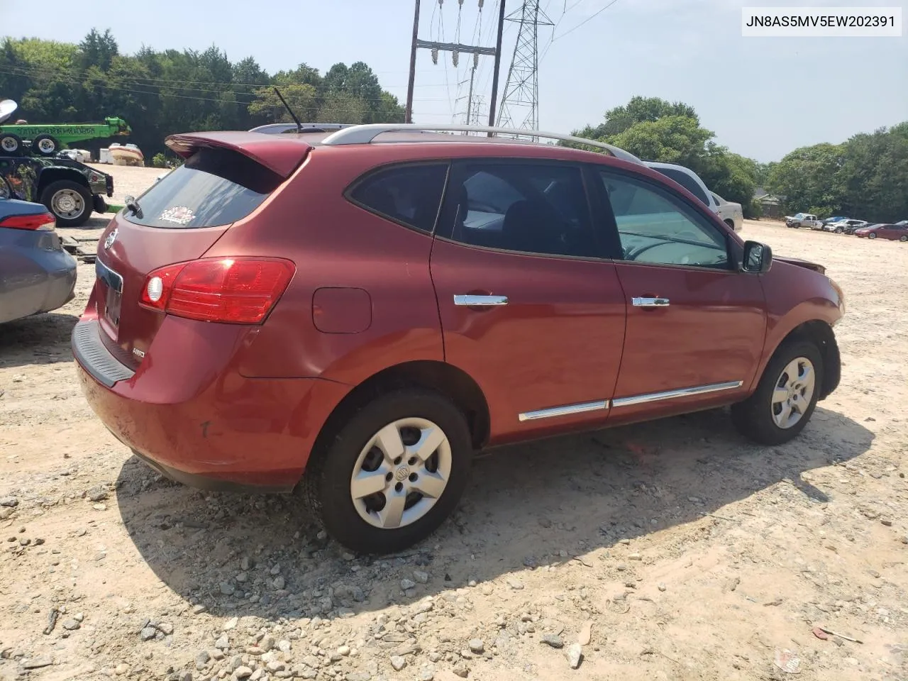 2014 Nissan Rogue Select S VIN: JN8AS5MV5EW202391 Lot: 66911014