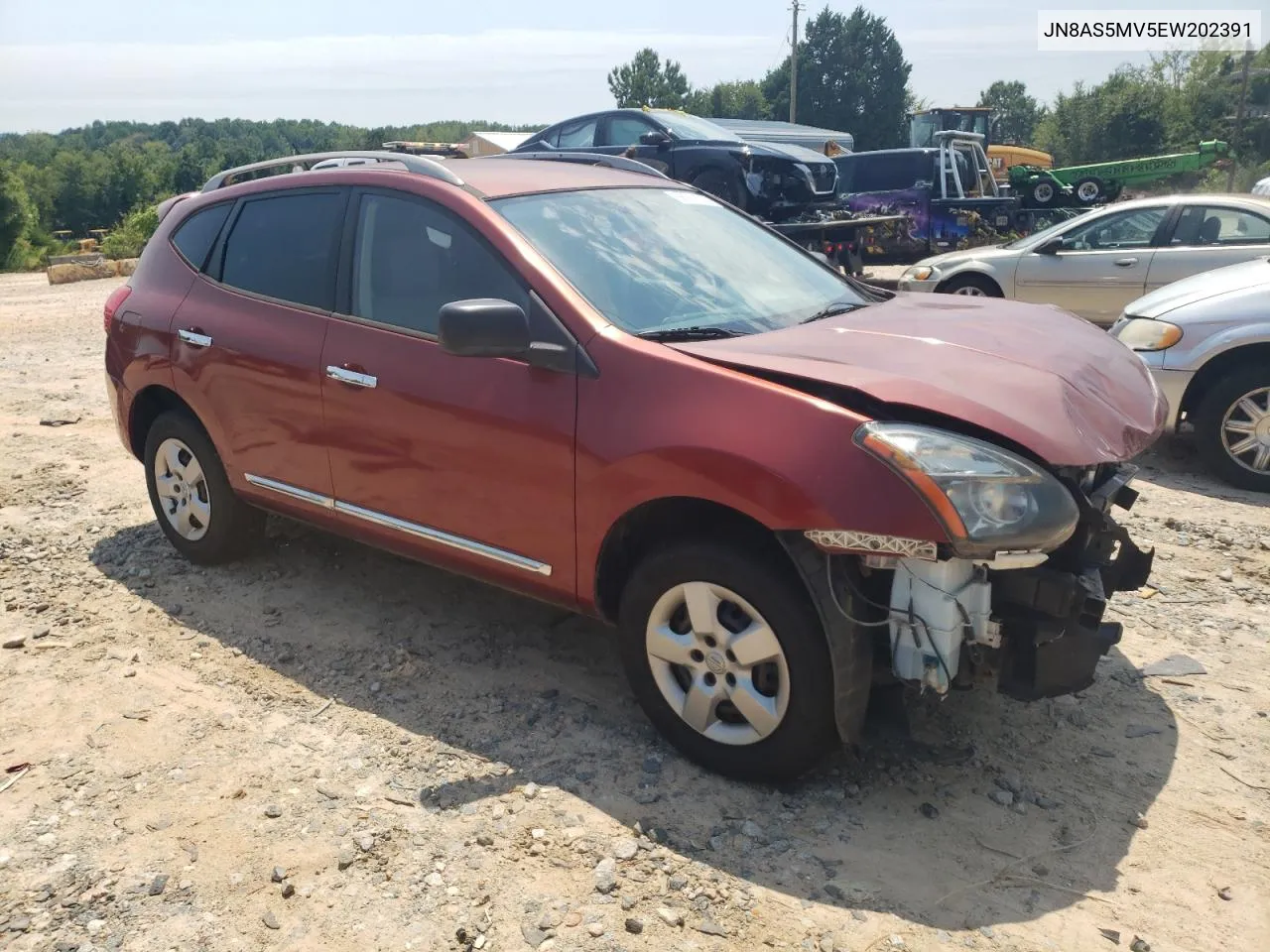 2014 Nissan Rogue Select S VIN: JN8AS5MV5EW202391 Lot: 66911014