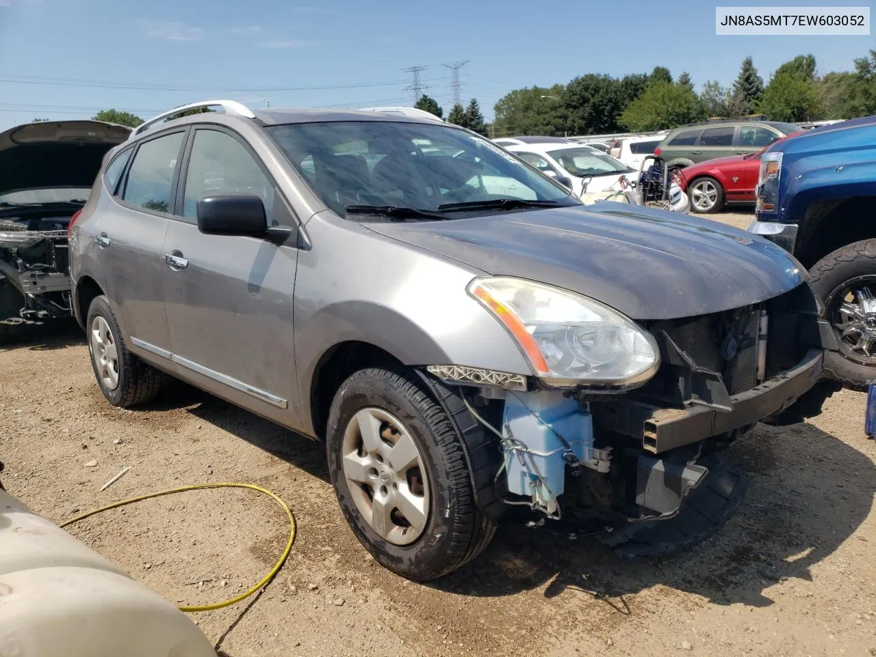 2014 Nissan Rogue Select S VIN: JN8AS5MT7EW603052 Lot: 67044864