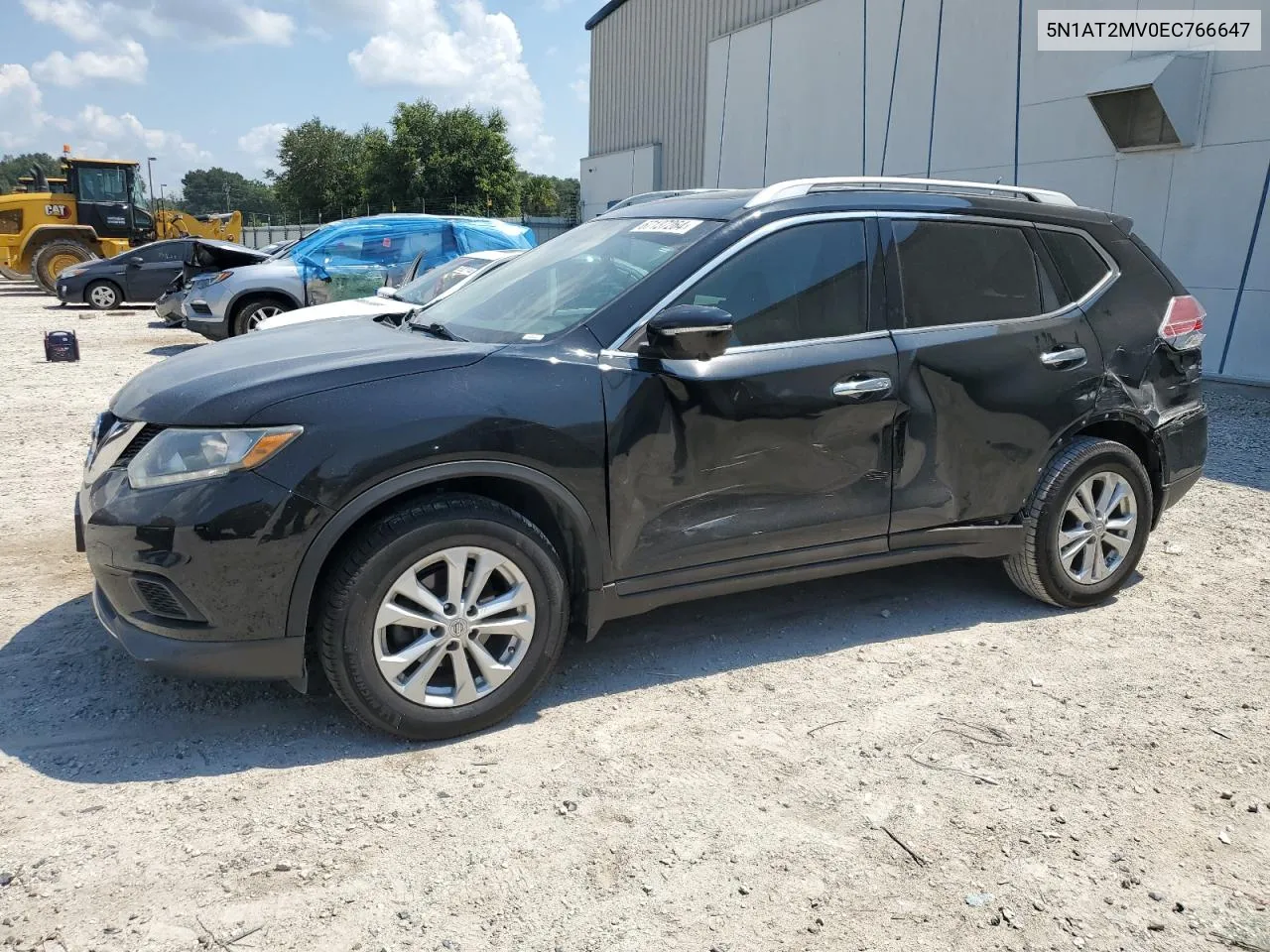 2014 Nissan Rogue S VIN: 5N1AT2MV0EC766647 Lot: 67137264