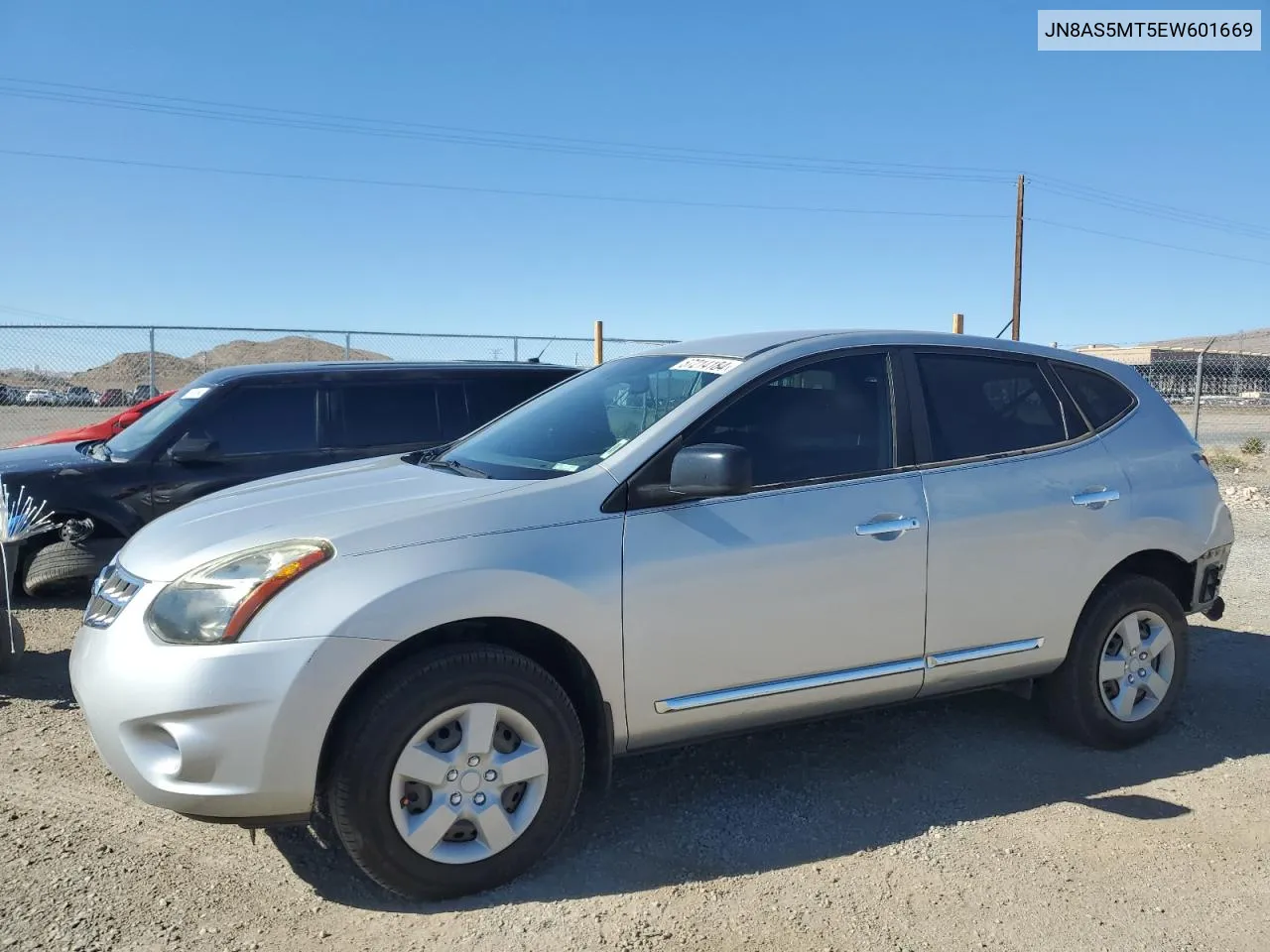 2014 Nissan Rogue Select S VIN: JN8AS5MT5EW601669 Lot: 67214184