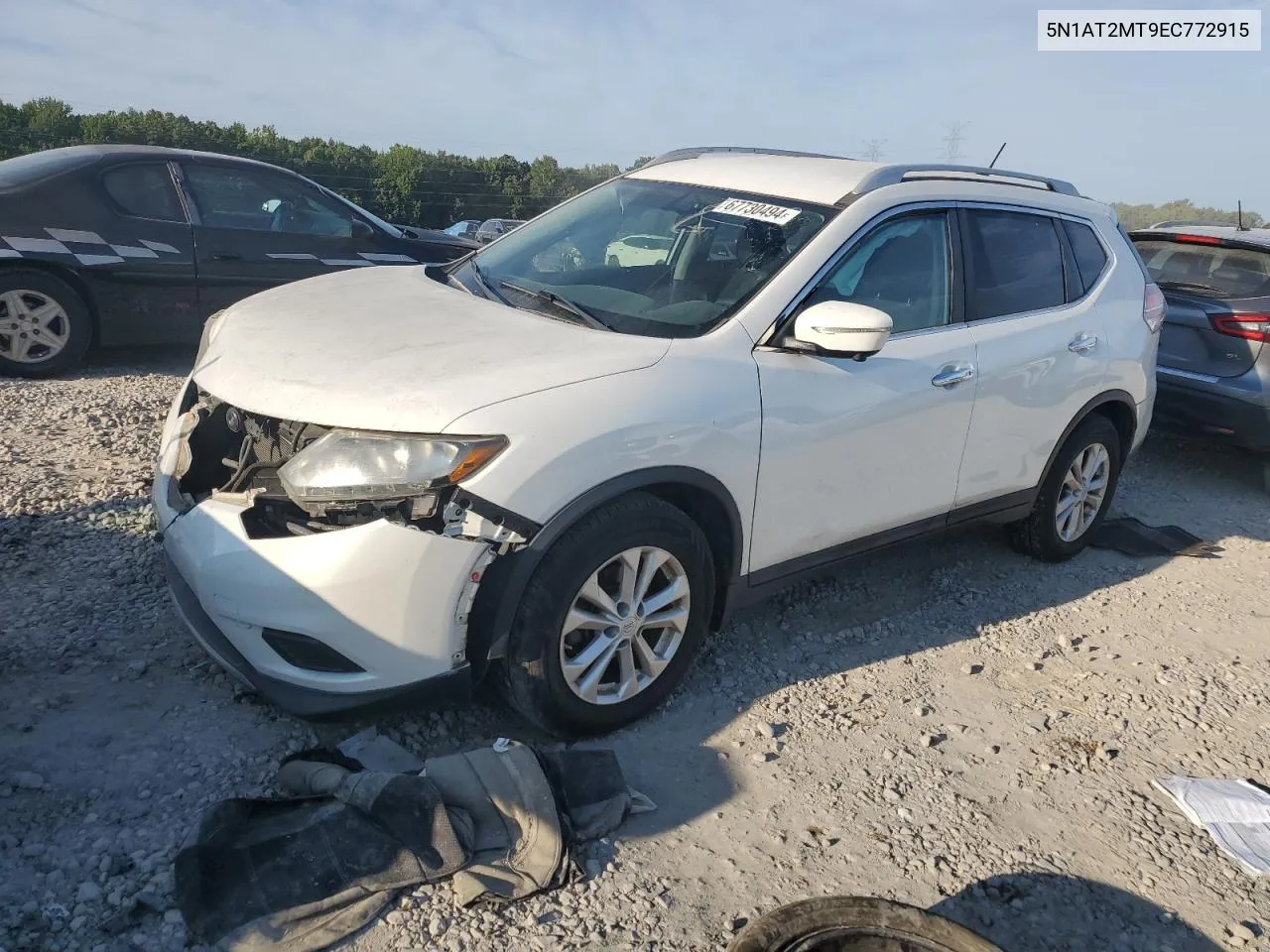 2014 Nissan Rogue S VIN: 5N1AT2MT9EC772915 Lot: 67730494