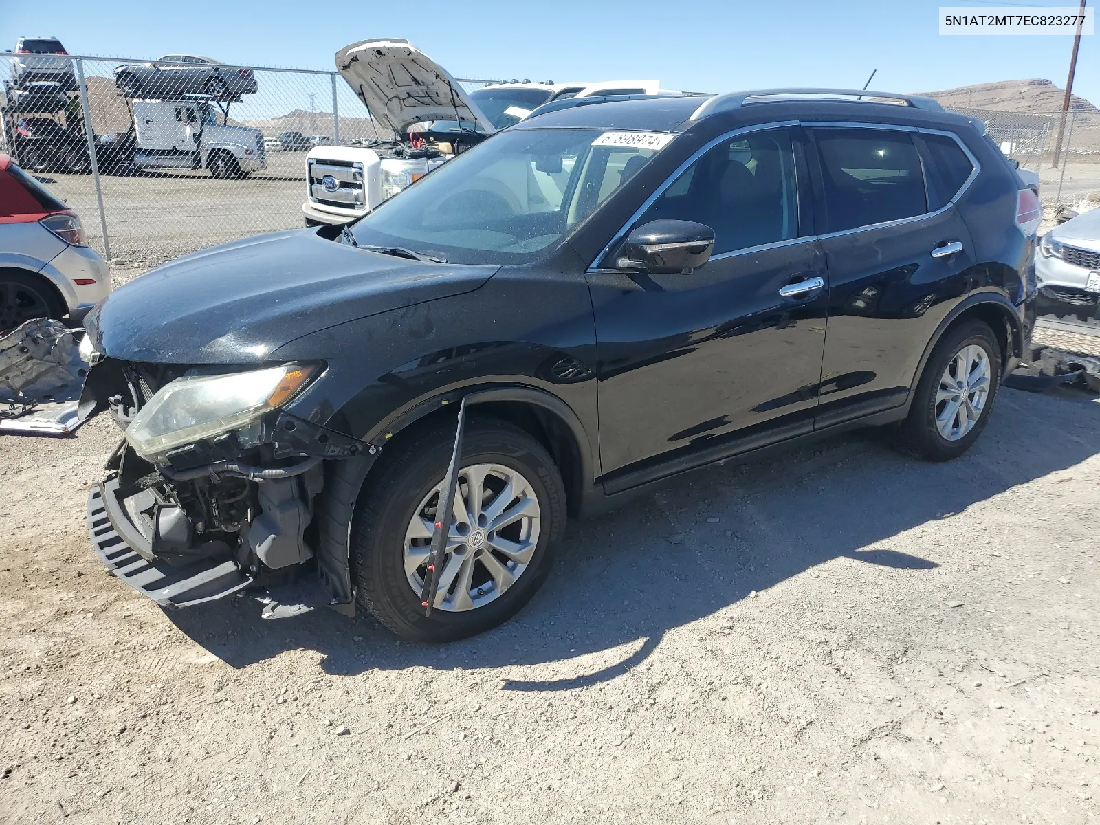 2014 Nissan Rogue S VIN: 5N1AT2MT7EC823277 Lot: 67898974