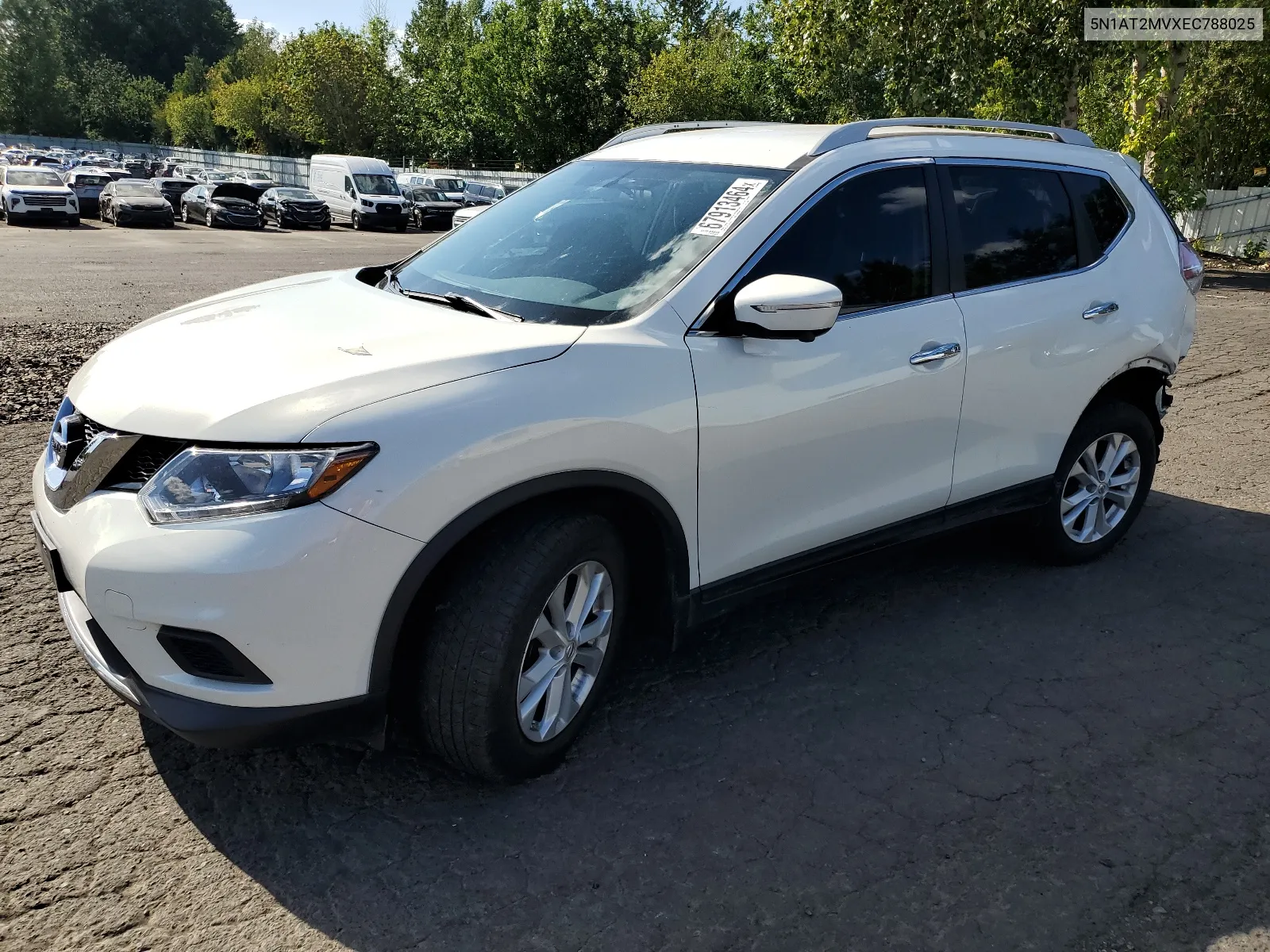 2014 Nissan Rogue S VIN: 5N1AT2MVXEC788025 Lot: 67913464