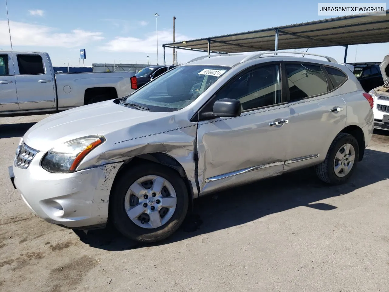 2014 Nissan Rogue Select S VIN: JN8AS5MTXEW609458 Lot: 68086024