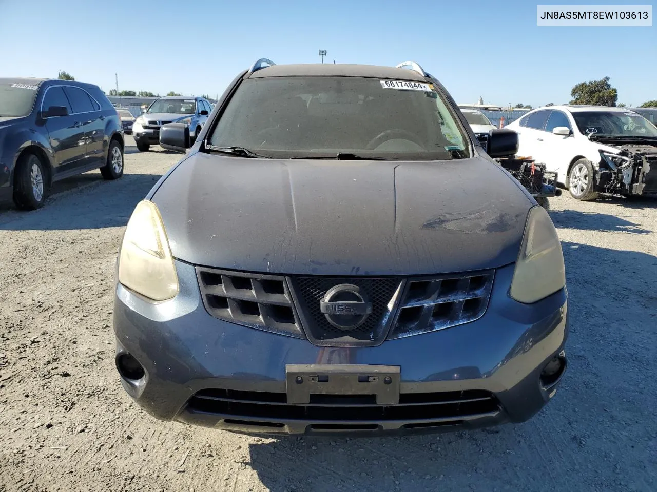 2014 Nissan Rogue Select S VIN: JN8AS5MT8EW103613 Lot: 68174844