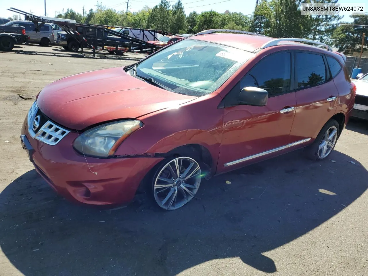 2014 Nissan Rogue Select S VIN: JN8AS5MT8EW624072 Lot: 68294264