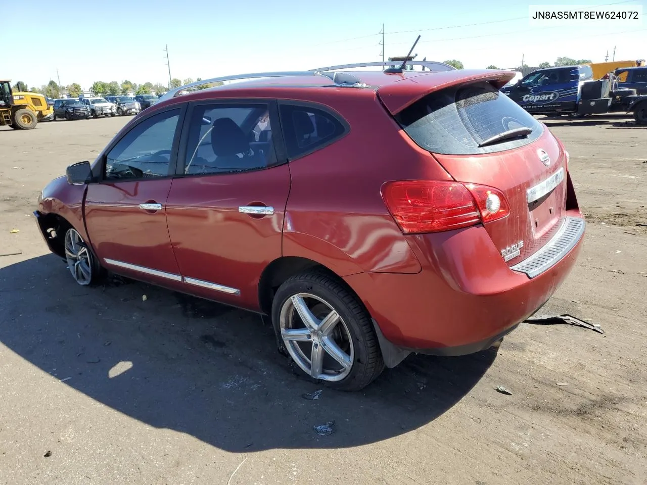 2014 Nissan Rogue Select S VIN: JN8AS5MT8EW624072 Lot: 68294264