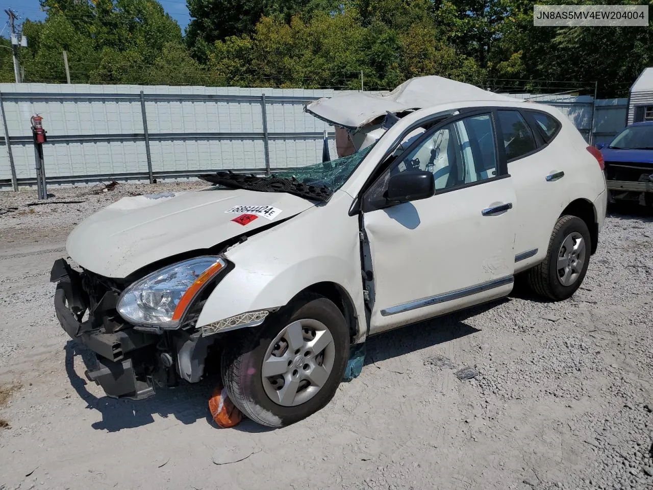 2014 Nissan Rogue Select S VIN: JN8AS5MV4EW204004 Lot: 68644424