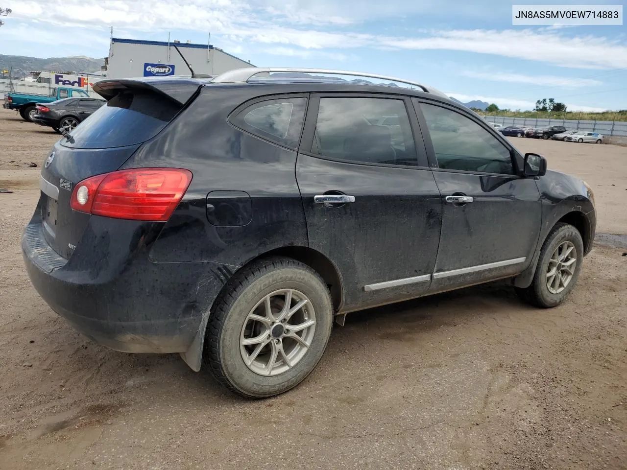 2014 Nissan Rogue Select S VIN: JN8AS5MV0EW714883 Lot: 68708094