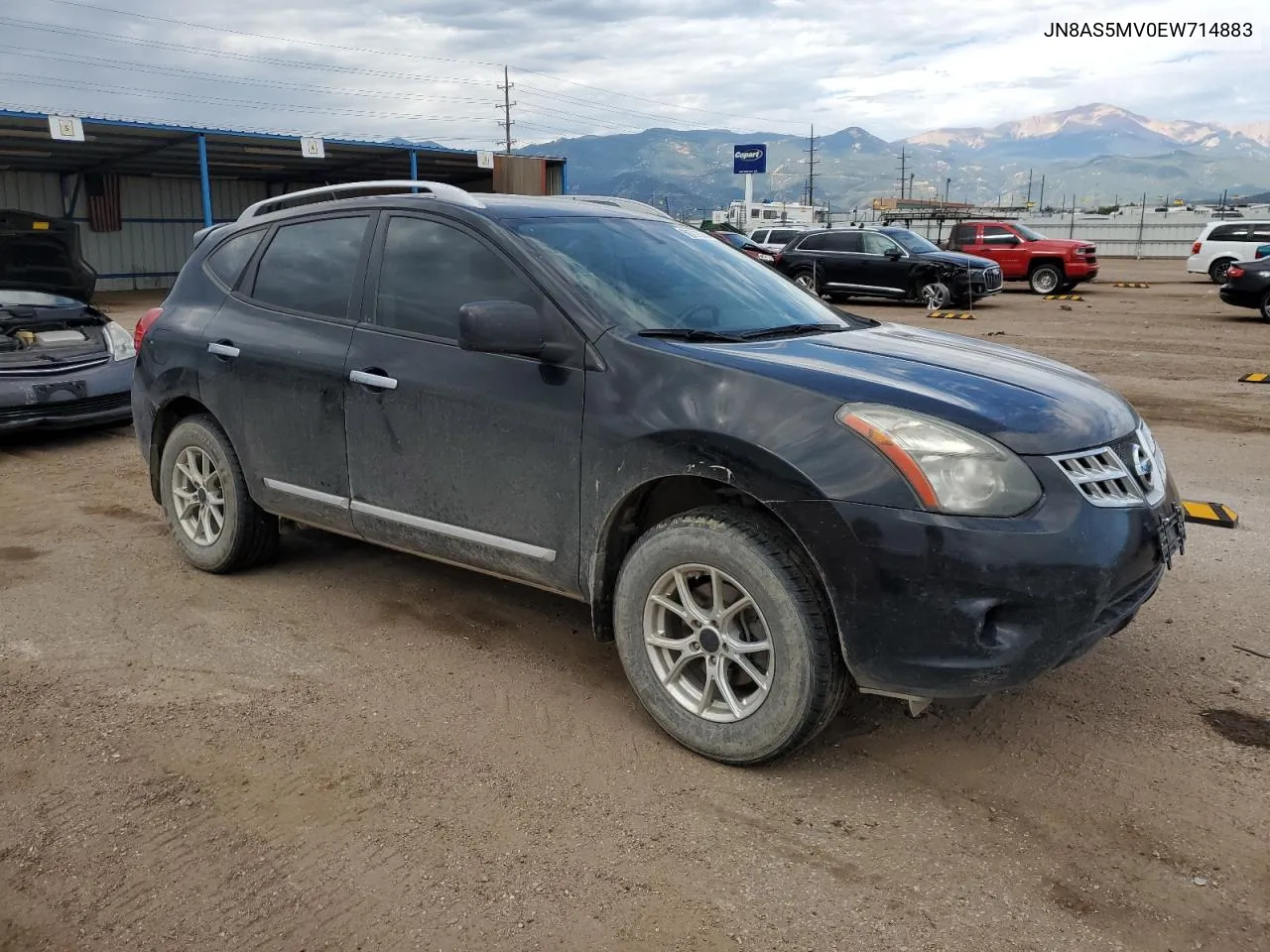 2014 Nissan Rogue Select S VIN: JN8AS5MV0EW714883 Lot: 68708094