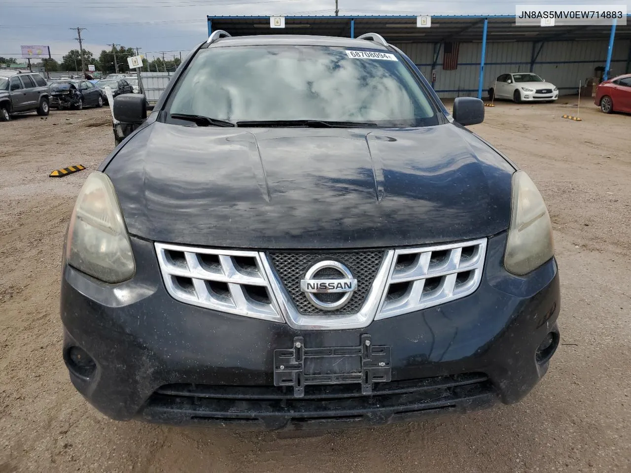 2014 Nissan Rogue Select S VIN: JN8AS5MV0EW714883 Lot: 68708094