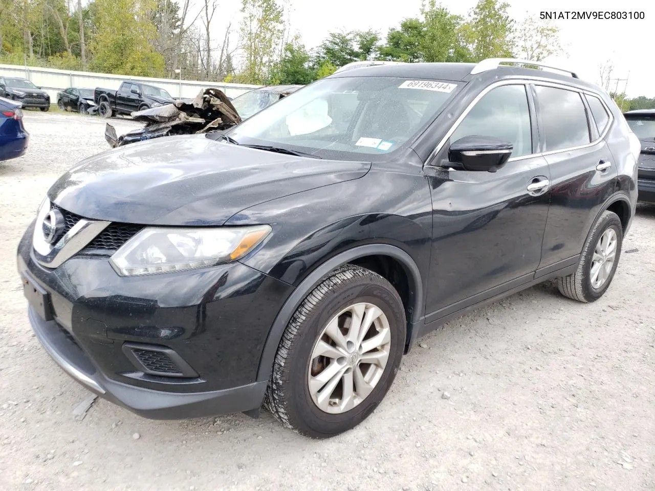 5N1AT2MV9EC803100 2014 Nissan Rogue S