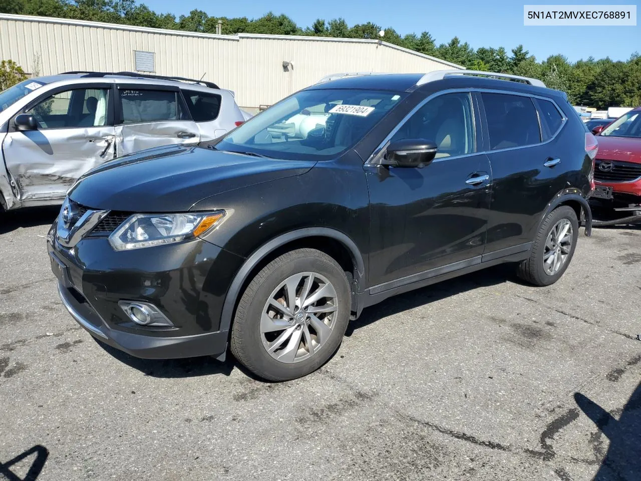 2014 Nissan Rogue S VIN: 5N1AT2MVXEC768891 Lot: 69321904