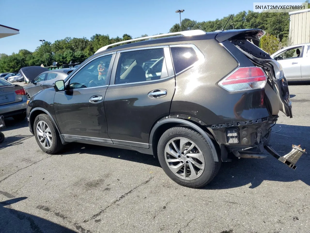 5N1AT2MVXEC768891 2014 Nissan Rogue S