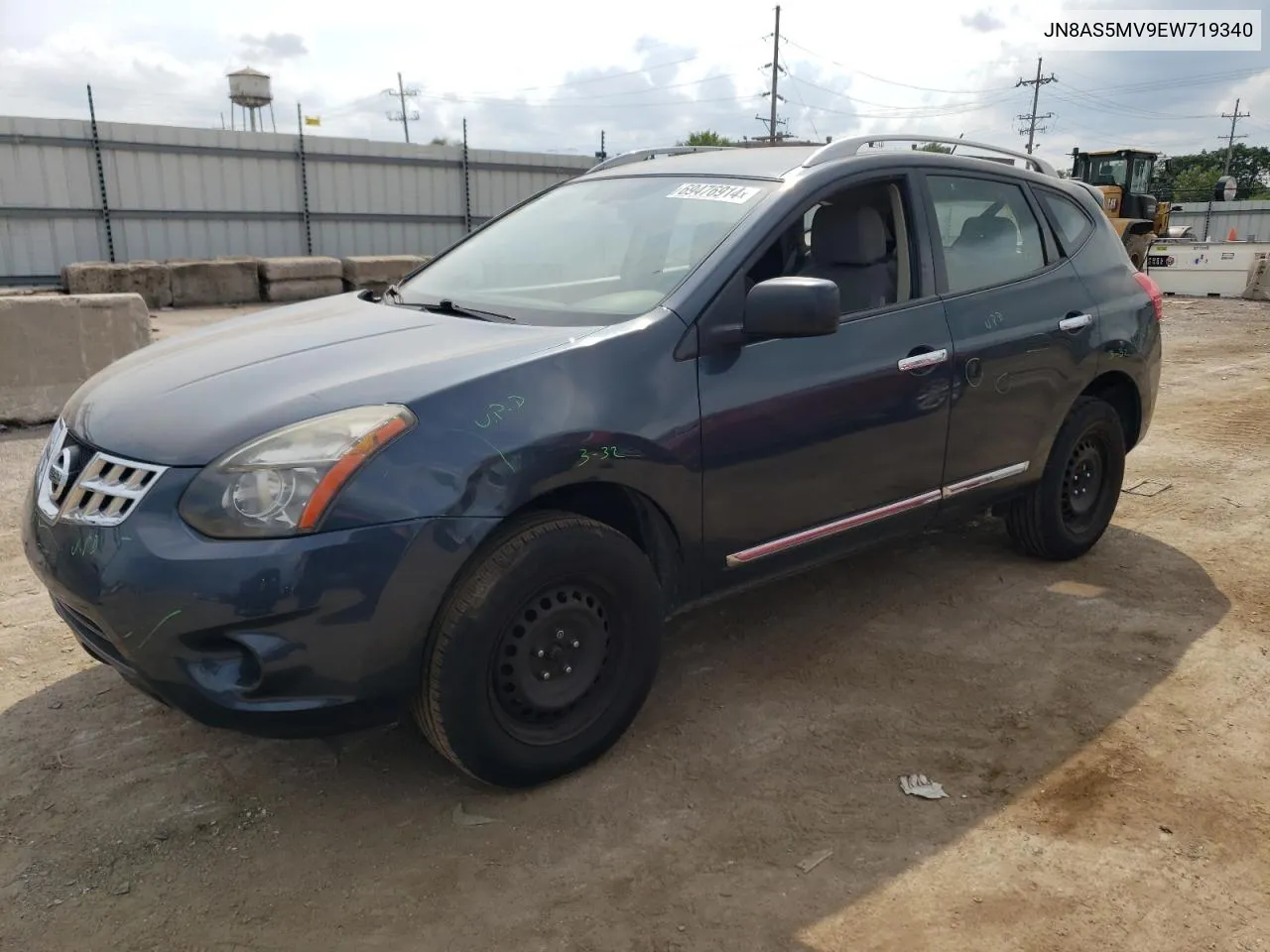 2014 Nissan Rogue Select S VIN: JN8AS5MV9EW719340 Lot: 69476914