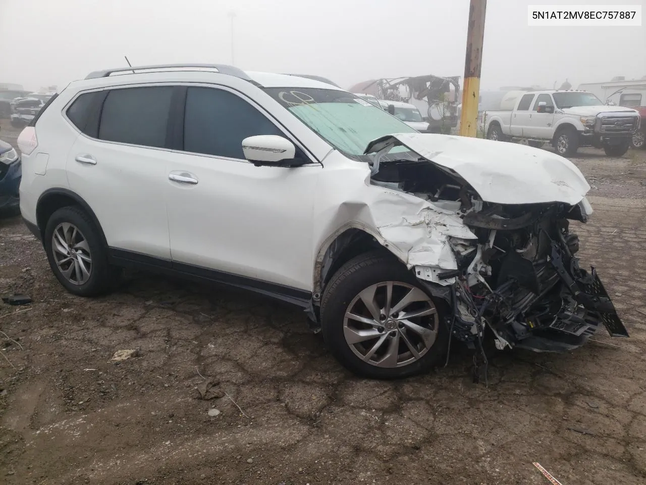 5N1AT2MV8EC757887 2014 Nissan Rogue S