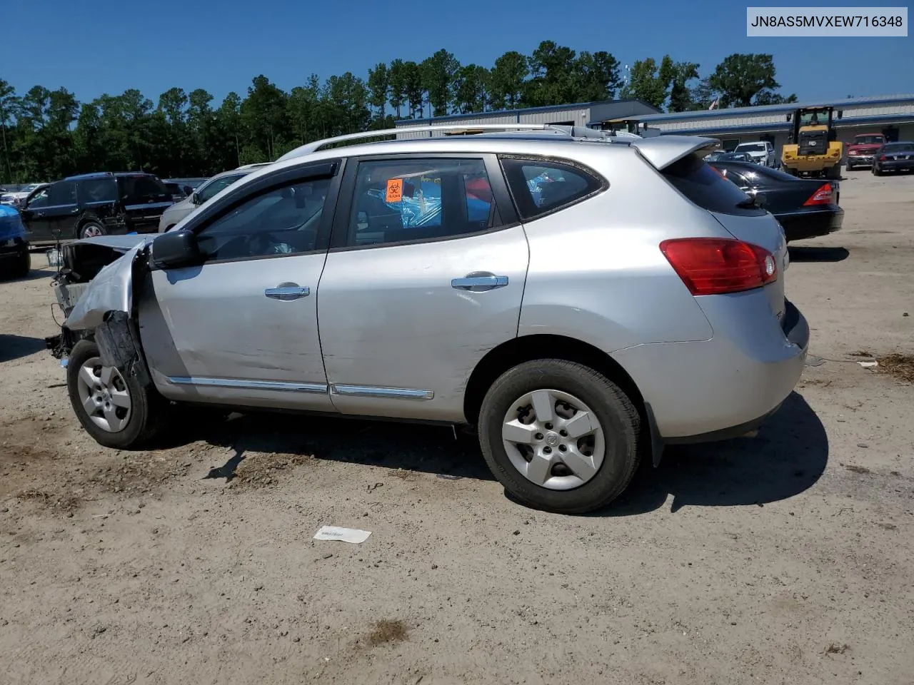 2014 Nissan Rogue Select S VIN: JN8AS5MVXEW716348 Lot: 69793114