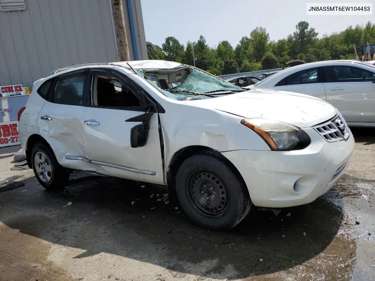 2014 Nissan Rogue Select S VIN: JN8AS5MT6EW104453 Lot: 70239664