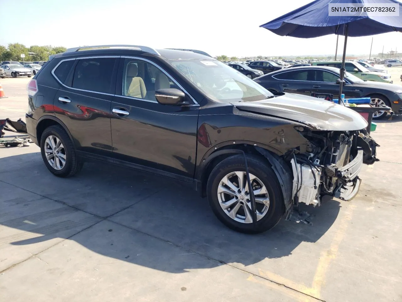 2014 Nissan Rogue S VIN: 5N1AT2MT0EC782362 Lot: 70261794