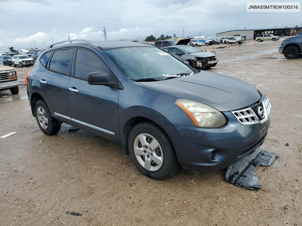 2014 Nissan Rogue Select S VIN: JN8AS5MT9EW100316 Lot: 70599434