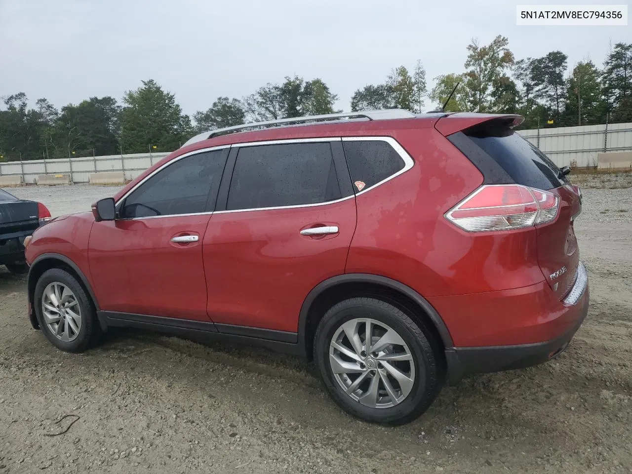 2014 Nissan Rogue S VIN: 5N1AT2MV8EC794356 Lot: 70835674