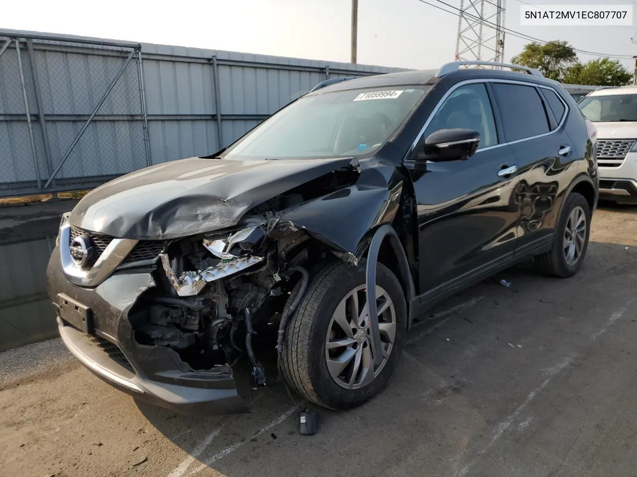 5N1AT2MV1EC807707 2014 Nissan Rogue S