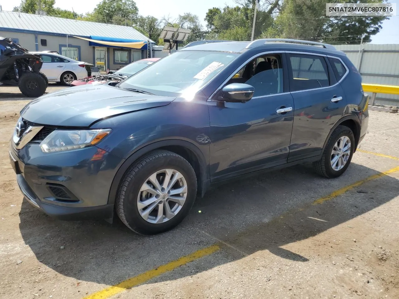 2014 Nissan Rogue S VIN: 5N1AT2MV6EC807816 Lot: 71096464