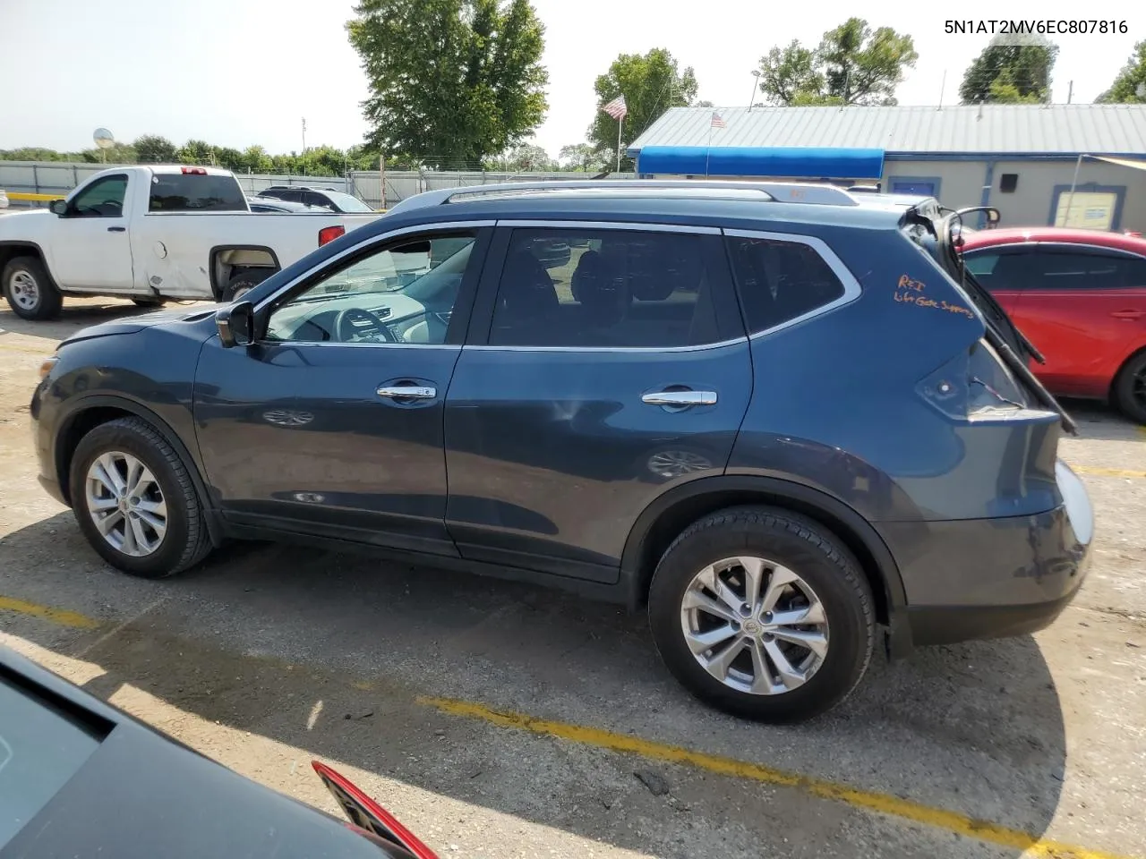 2014 Nissan Rogue S VIN: 5N1AT2MV6EC807816 Lot: 71096464