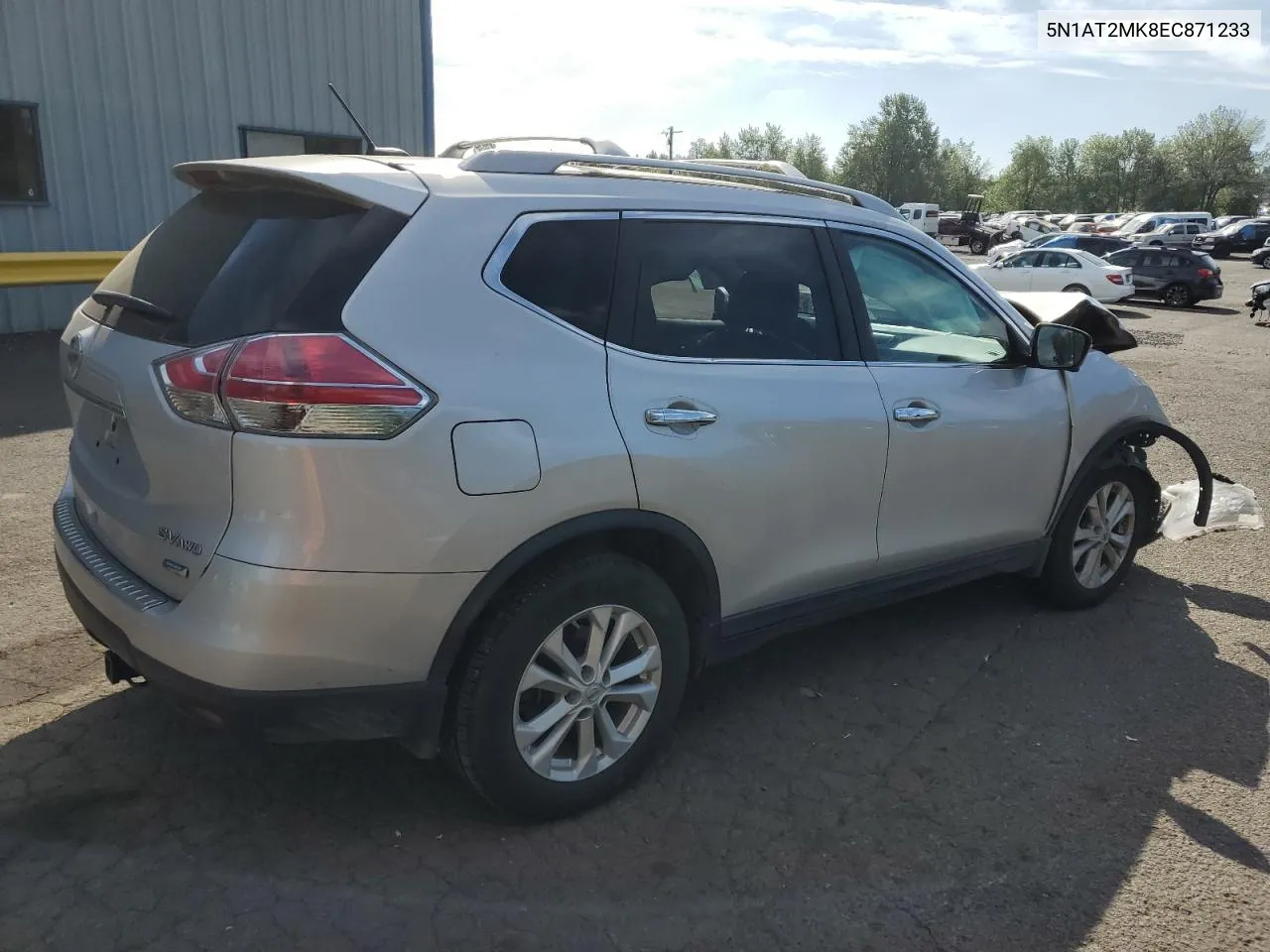 2014 Nissan Rogue S VIN: 5N1AT2MK8EC871233 Lot: 71099114