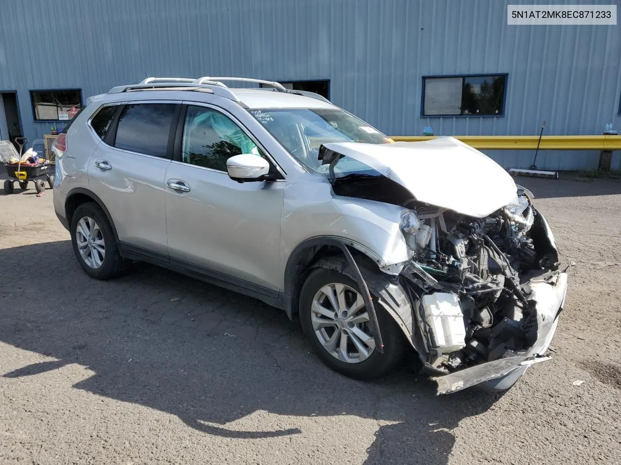 5N1AT2MK8EC871233 2014 Nissan Rogue S