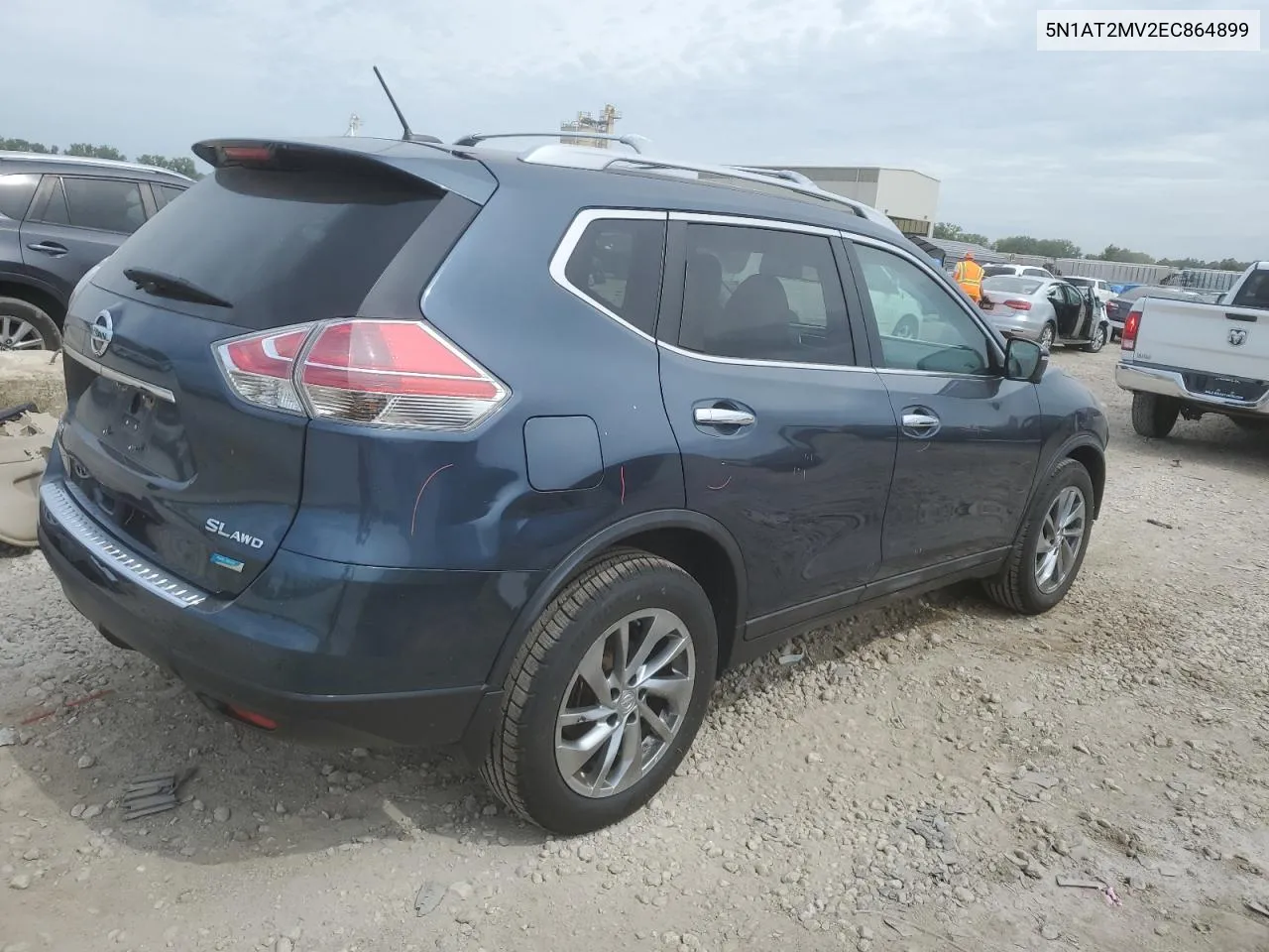 2014 Nissan Rogue S VIN: 5N1AT2MV2EC864899 Lot: 71182704