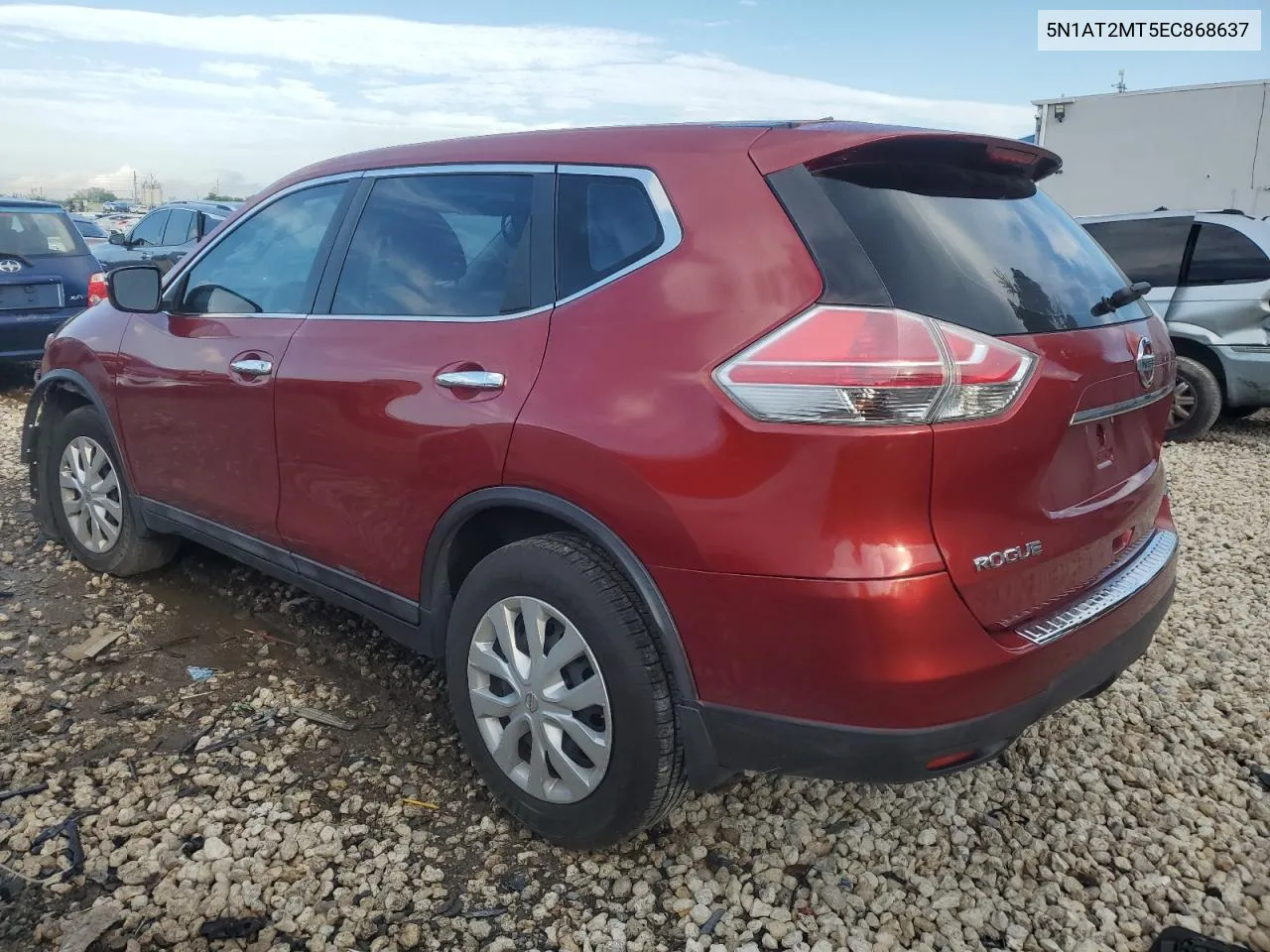 2014 Nissan Rogue S VIN: 5N1AT2MT5EC868637 Lot: 71346684