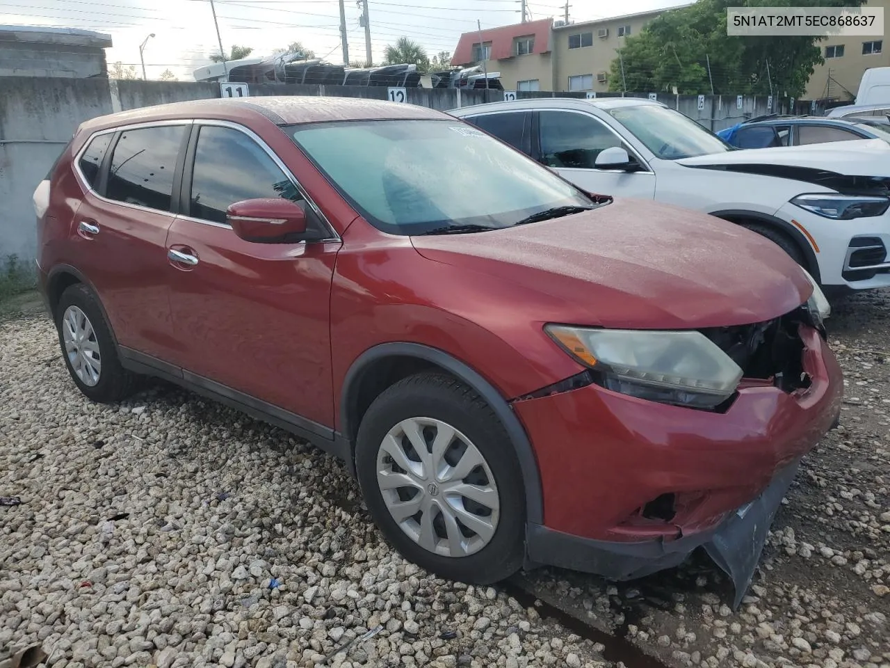 2014 Nissan Rogue S VIN: 5N1AT2MT5EC868637 Lot: 71346684