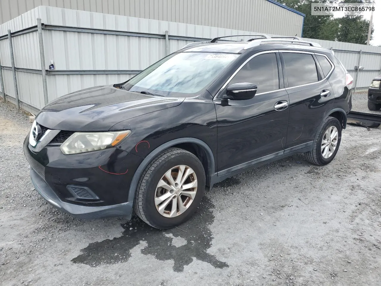 2014 Nissan Rogue S VIN: 5N1AT2MT3EC865798 Lot: 71384094