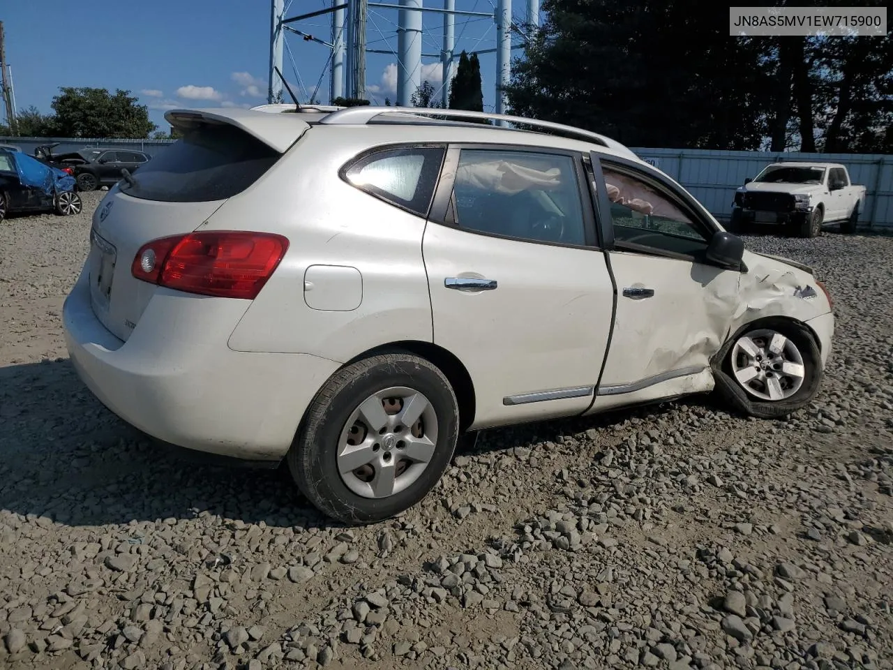 2014 Nissan Rogue Select S VIN: JN8AS5MV1EW715900 Lot: 71530304